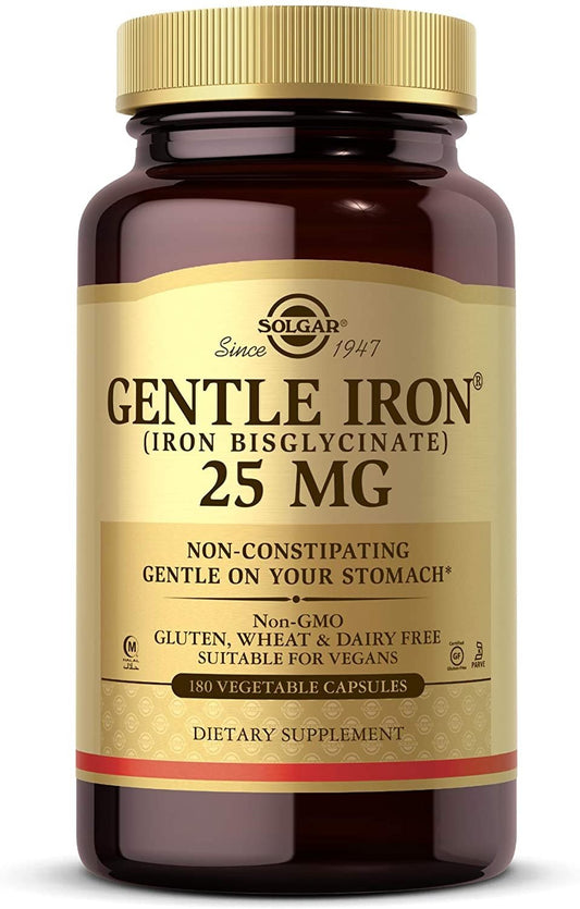 GENTLE IRON / VATSAYSTÄVÄLLINEN RAUTA / 25 mg / 180 kaps.