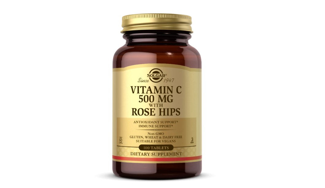 C-VITAMIINI + RUUSUNMARJA / 500 mg / 100 tabl.