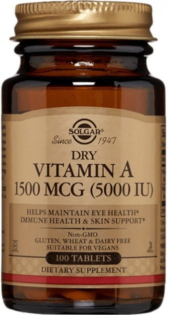 A-VITAMIINI + C-VITAMIINI / 5000 IU / 1500 mcg / 100 tabl.