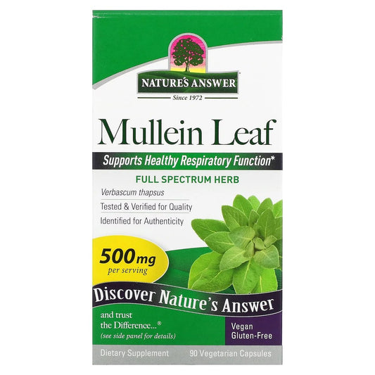 MULLEIN LEAF / 500 mg / 90 kaps.