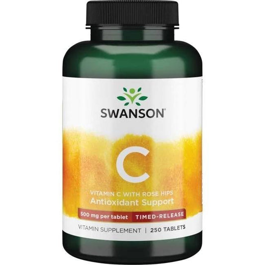 C-vitamiin + roosi puusamarja ekstrakt / aeglaselt vabaneb / 500 mg / 250 tbl.
