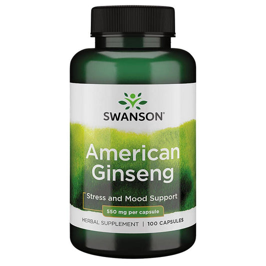 AMERIKKALAINEN GINSENG / 550 mg / 100 kaps.