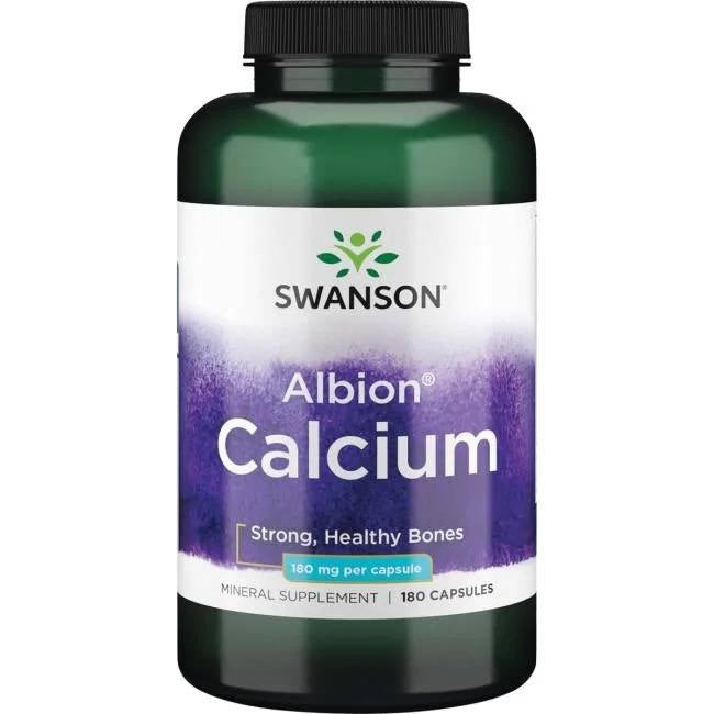 ALBION CHELATED CALCIUM / 180 mg / 180 caps.