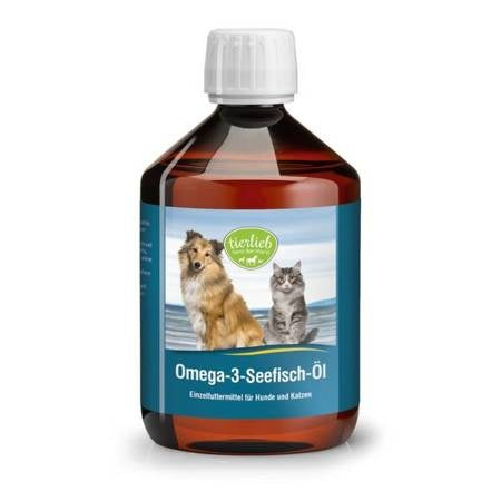 OMEGA-3 KALAÖLJY KISSOILLE JA KOIRILLE / 500 ml