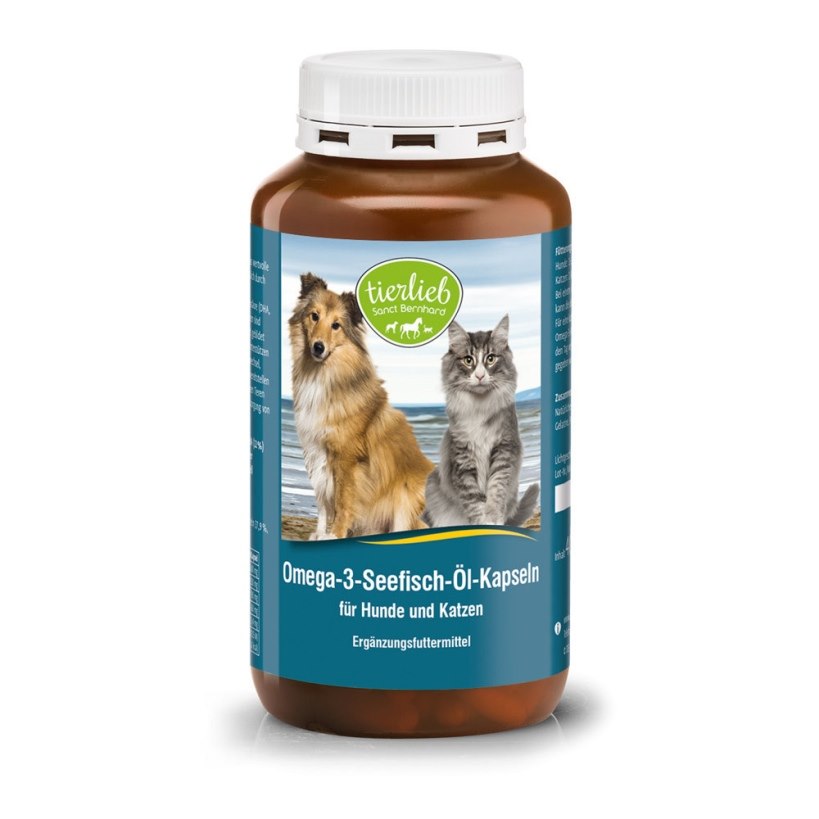 OMEGA-3 ÖLJY KISSOILLE JA KOIRILLE / 400 kaps.
