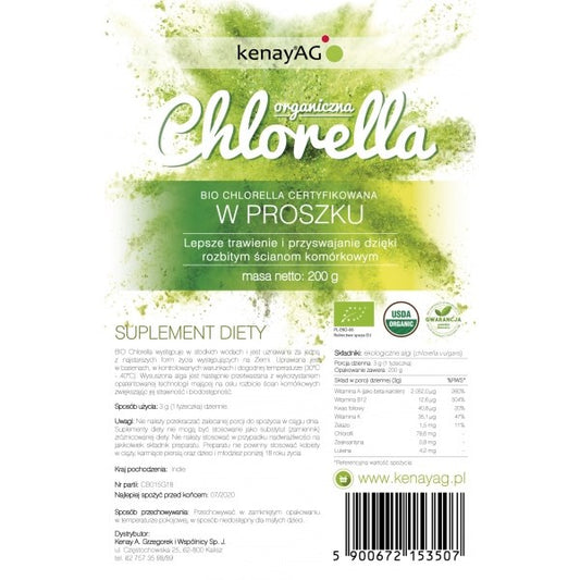 LUOMU JAPANILAINEN CHLORELLA / JAUHE / 200 g