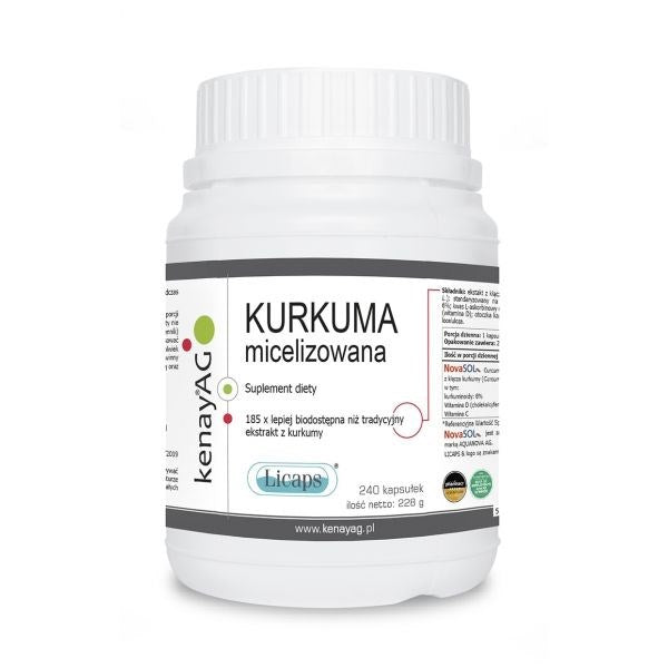 MISELLISOITU KURKUMIINI / Licaps / 240 kaps.