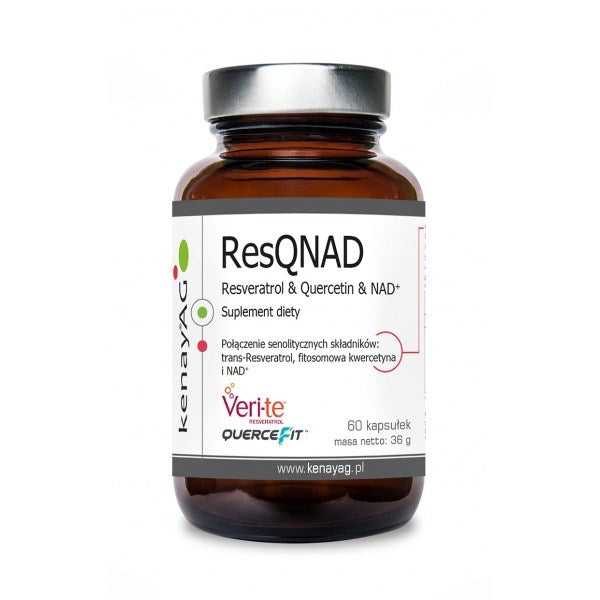 ResQNAD / RESVERATROLI & KVERSETIINI & NAD+ / 60 kaps.