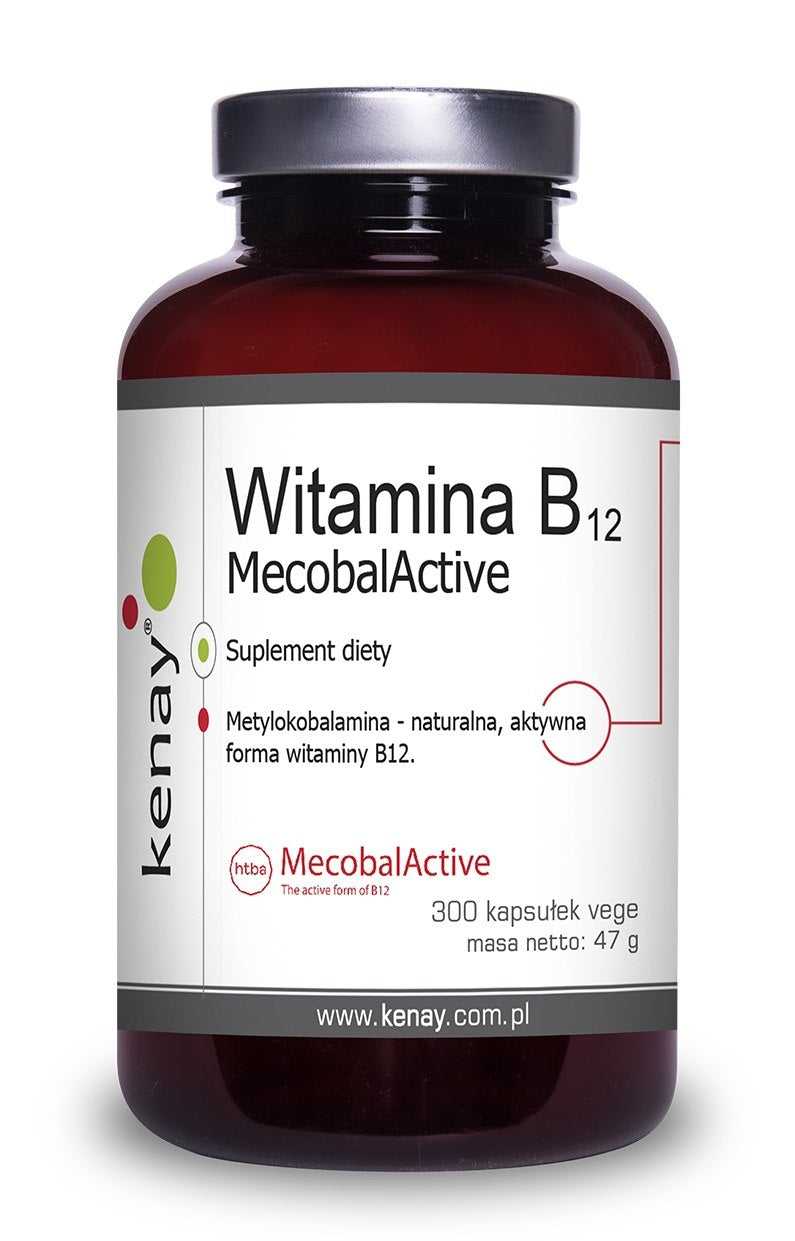 B12-VITAMIINI / METYYLIKOBALAMIINI / MecobalActive / 300 kaps.