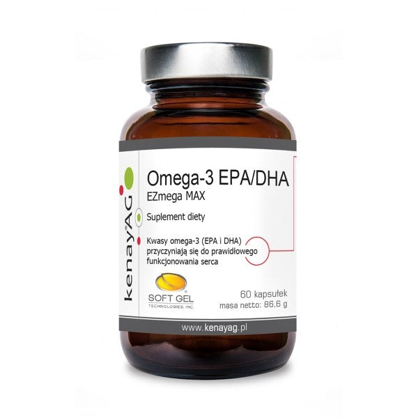 OMEGA-3 / EPA/DHA EZmega MAX / 1000 mg / 60 kaps.