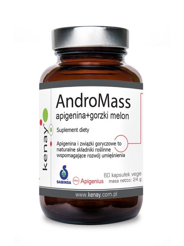 AndroMass / NATÜRLICHES NAHRUNGSERGÄNZUNGSMITTEL FÜR MUSKELWACHSTUM / 60 Kapseln
