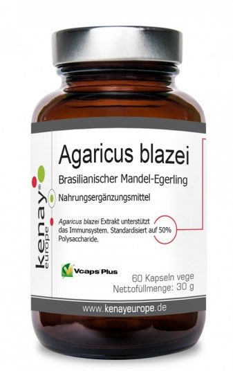 AGARICUS BLAZEI SIENIUUTE / 500 mg / 60 kaps.