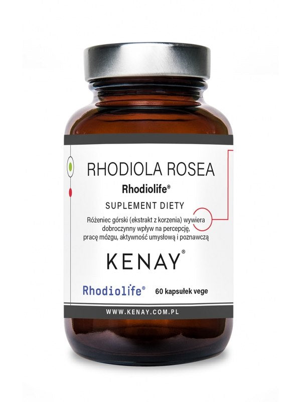 RHODIOLA ROSEA / Rhodiolife / VUORISTO RHODIOLA / 60 kaps. vege.