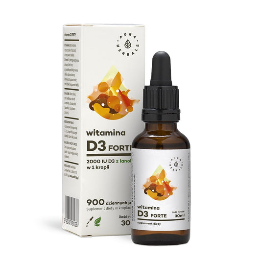 D3-VITAMIINI + OLIIVIÖLJY / 2000 IU / FORTE / 30 ml