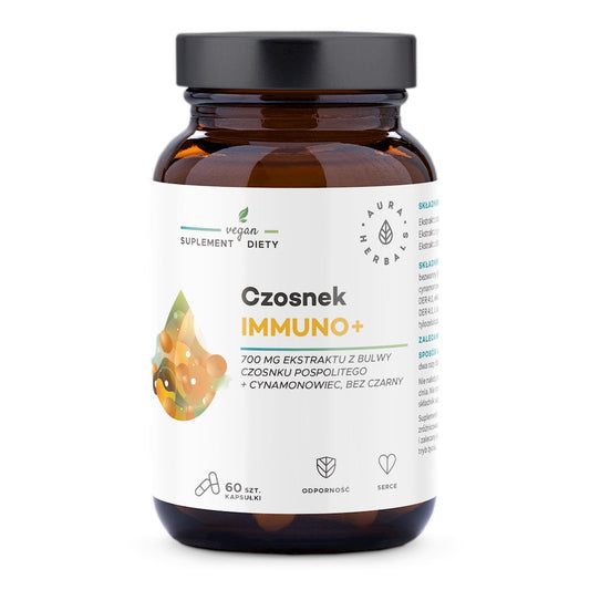 Immuno+ / Knoblauchextrakt / 700 mg / 60 Kapseln