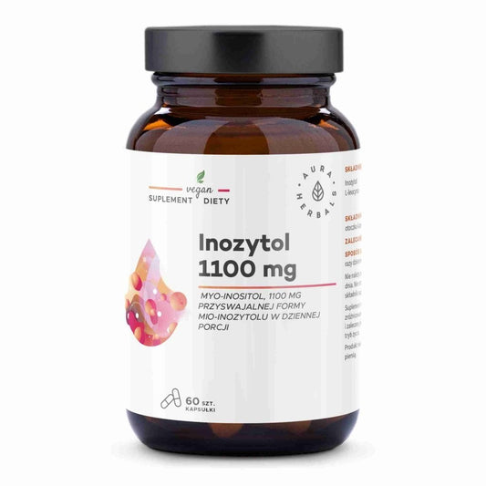 AURA HERBALS Inositol 1100 mg (60 kapslar)