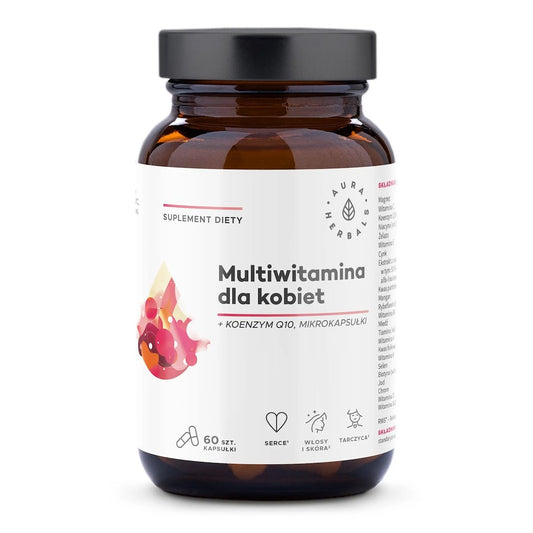 AURA HERBALS Multivitamin för kvinnor (60 kapslar)