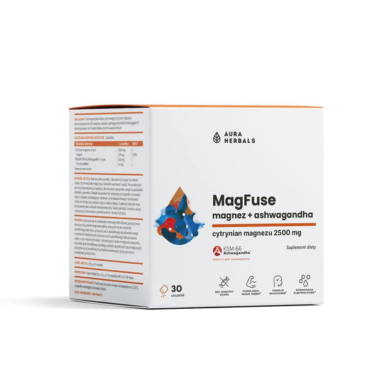 MagFuse / MAGNESIUM + ASHWAGANDHA / 30 pussia