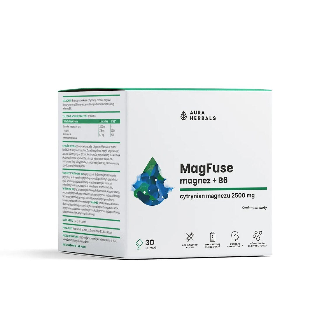 MagFuse / MAGNESIUM + B6 / 30 pussia