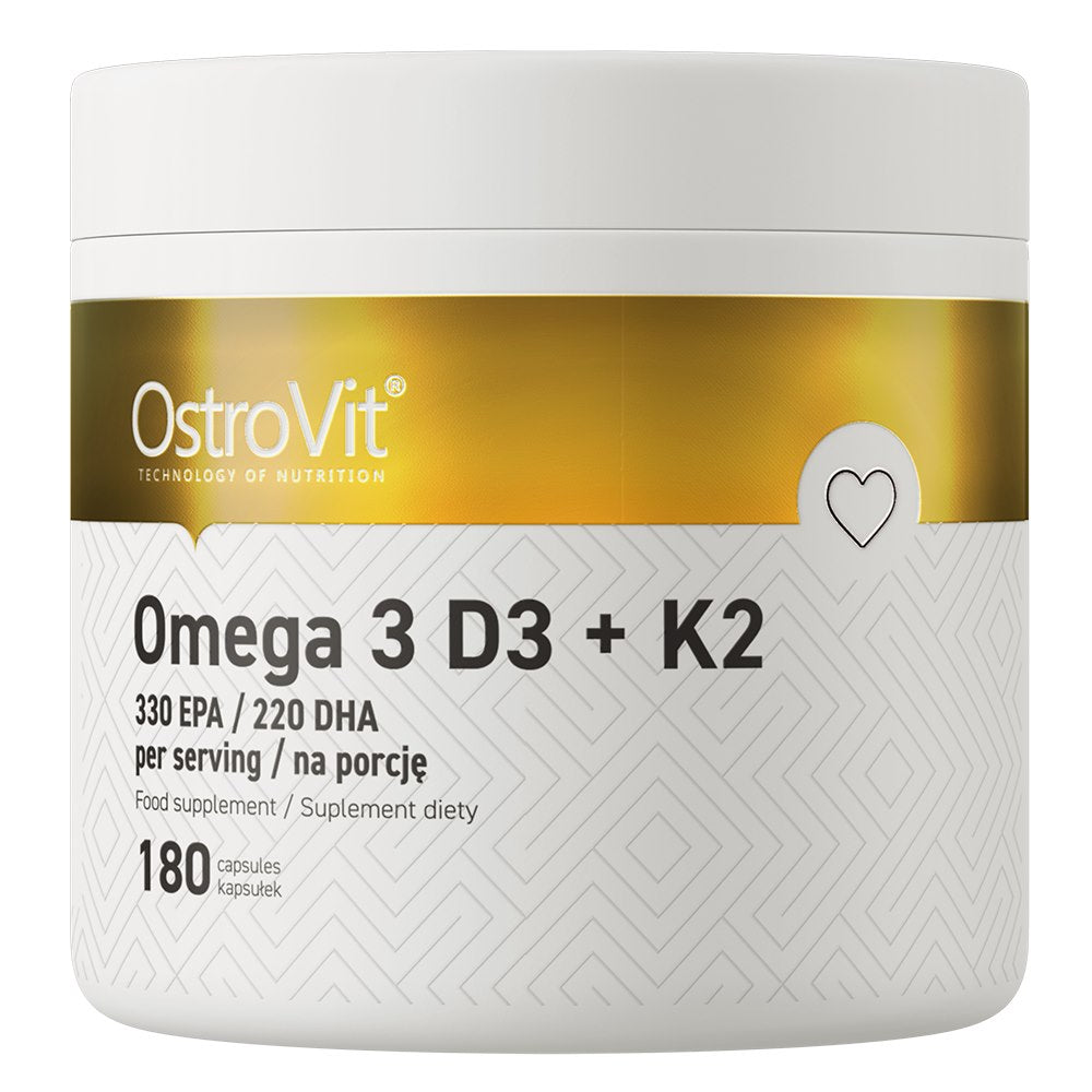 OMEGA-3 + D3 + K2 MK-7 / 180 kaps.