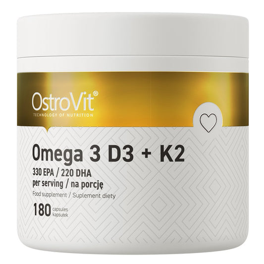 OMEGA-3 + D3 + K2 MK-7 / 180 kaps.