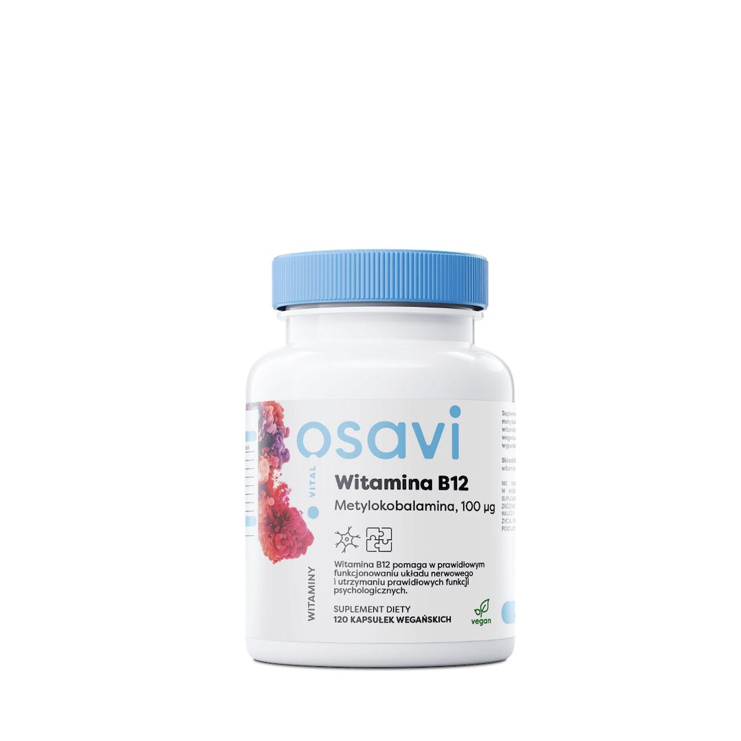 B12-vitamin / 100 mcg / 120 vegetabiliska kapslar