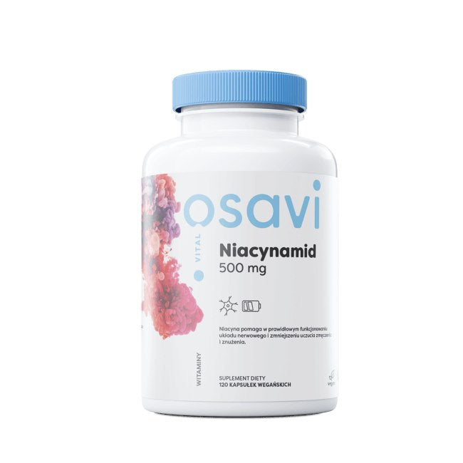 NIASIINIAMIDI / B3-VITAMIINI / 500 mg / 120 kaps.