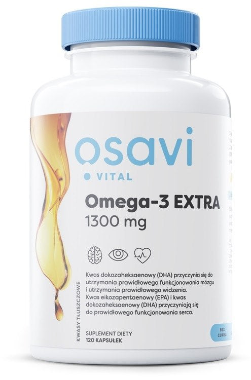OMEGA-3 EXTRA / 650 mg / SITRUUNAN MAKUINEN / 120 kaps.