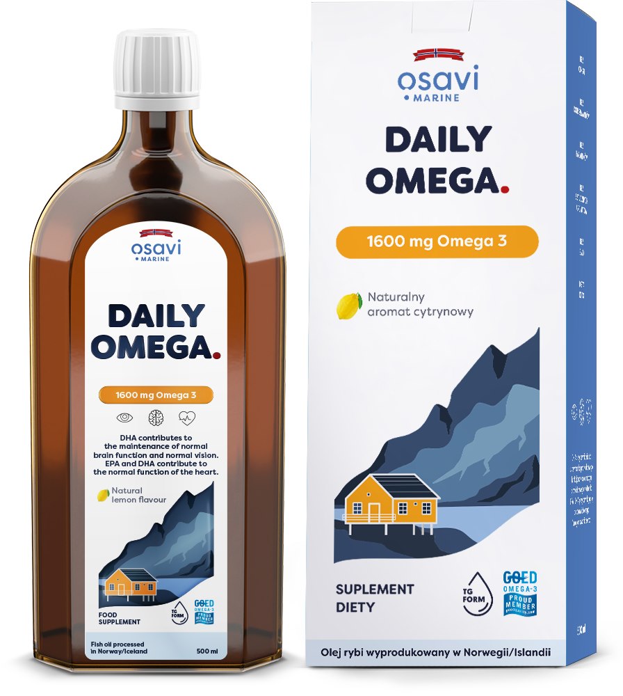 OMEGA-3 / 1600 mg / LUONNOLLINEN SITRUUNA / 500 ml