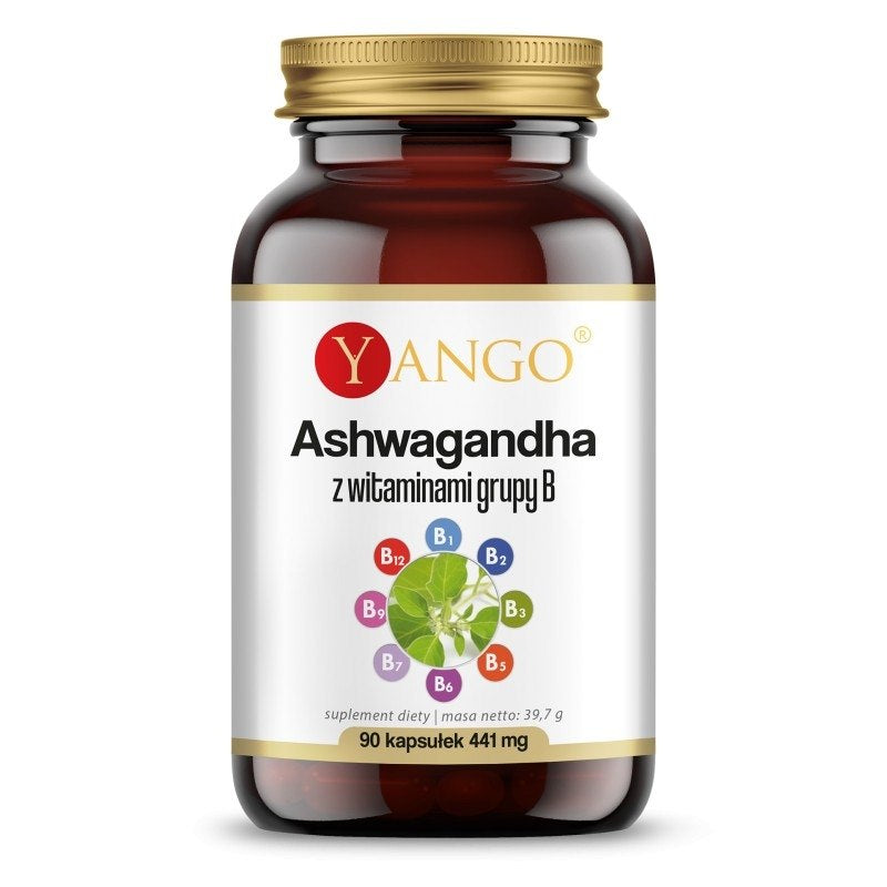ASHWAGANDHA + B-VITAMIINID / 90 kapslit