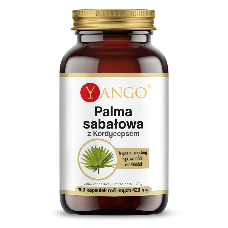 SAHAPALMU + CORDYCEPS -UUTTEET / 100 kaps.