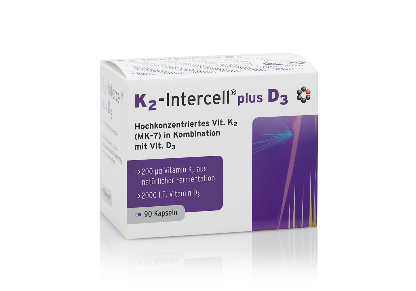 K2 + D3 VITAMINE / 200 mcg + 50 mcg / 90 Kapseln