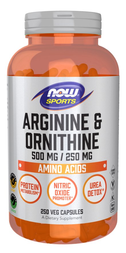 L-ARGINIINI + L-ORNITIINI / 500 mg + 250 mg / 250 kaps.