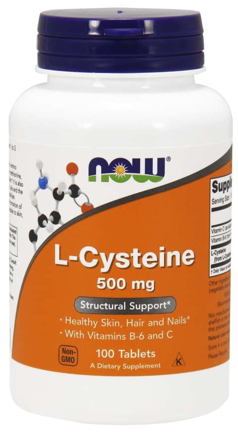 NOW FOODS Cystein, 500 mg (100 Tabletten)