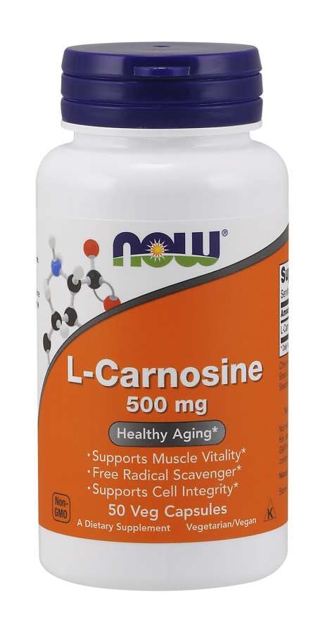 NOW FOODS Carnosin, 500 mg (50 Kapseln)