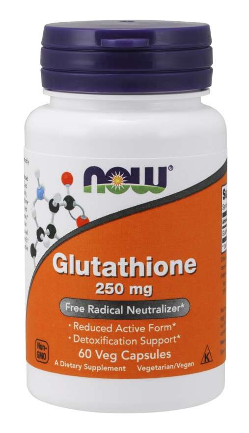 NOW FOODS Glutathion, 250 mg (60 Kapseln)