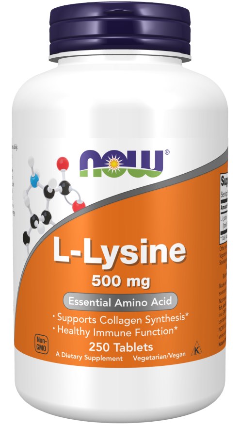 NOW FOODS L-Lysin, 500 mg (250 Tabletten)