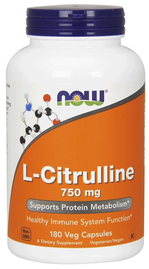 NOW FOODS Citrullin, 750 mg (180 Kapseln)