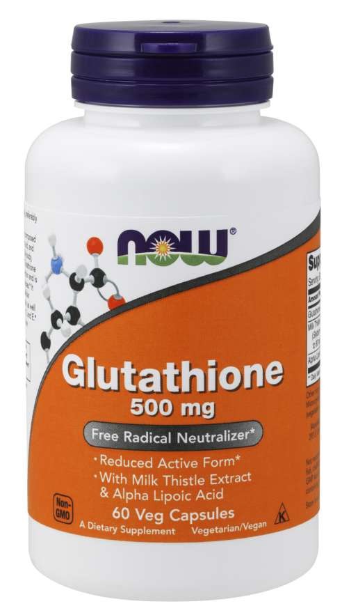 NOW FOODS Glutathion, 500 mg (60 vegetarische Kapseln)