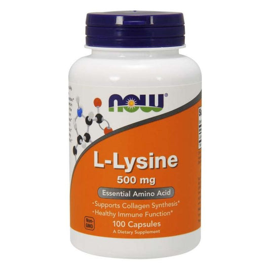 NOW FOODS Lysin, 500 mg (100 Kapseln)