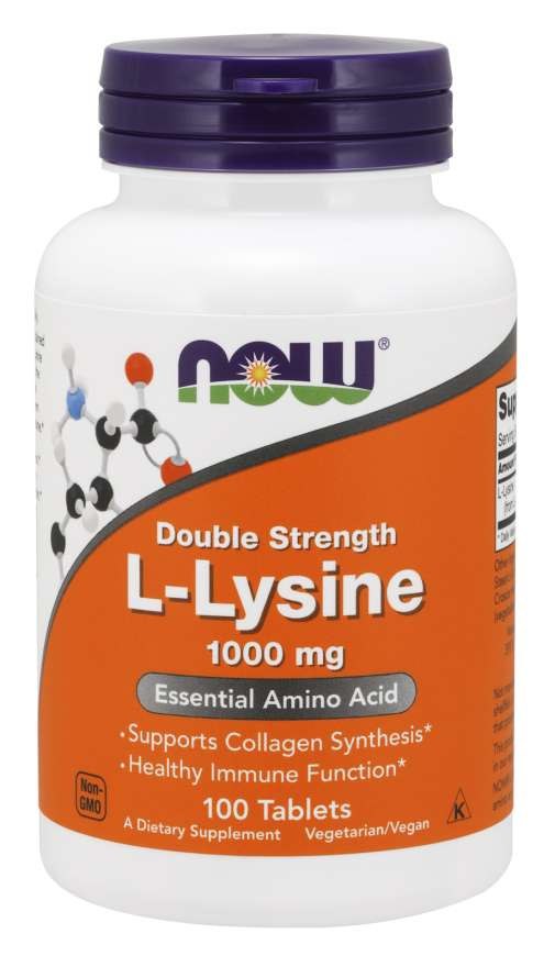 NOW FOODS L-Lysin, 1000 mg (100 Tabletten)