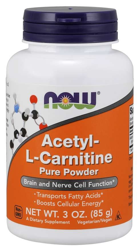 NOW FOODS Acetyl-L-Carnitin Pulver (85 g / 3 oz.)