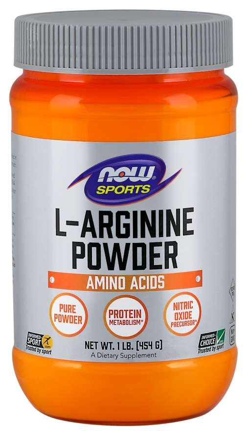 NOW FOODS Arginin Pulver Rein (454 g / 1 lb.)
