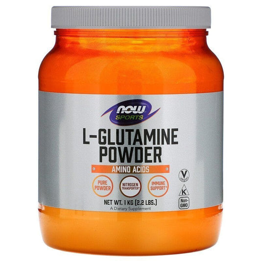 NOW FOODS L-Glutamin Pulver (1 kg / 2,2 lbs.)