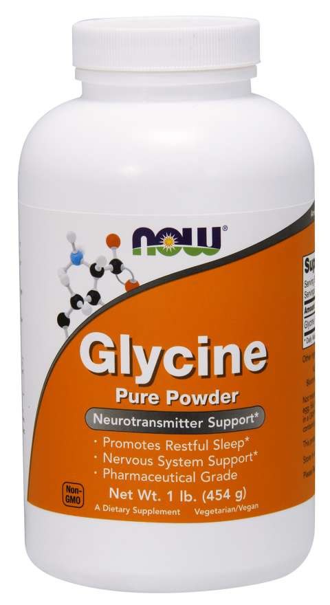 NOW FOODS Glycin Reines Pulver (454 g / 1 lb.)