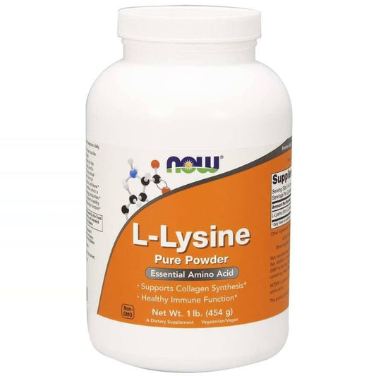 NOW FOODS Lysin Pulver (454 g / 1 lb.)