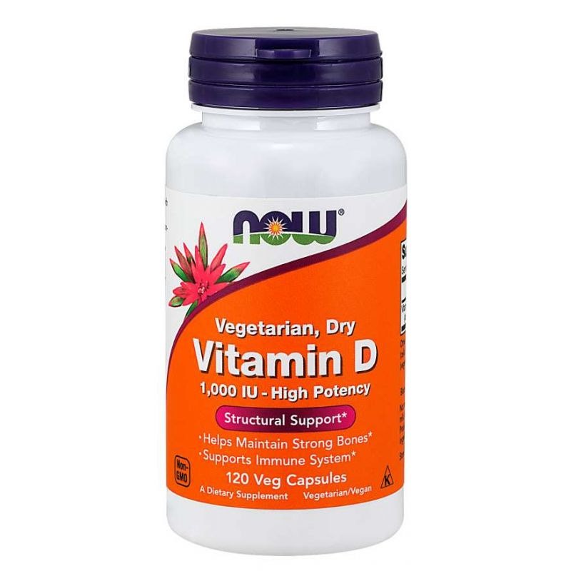D-VITAMIINI / 1000IU / VEGAANEILLE / 120 vkaps.