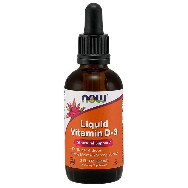 NOW FOODS Liquid Vitamin D-3 (59 ml / 2 fl. oz.)