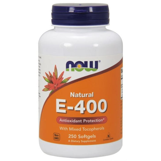 NATÜRLICHES E-400 VITAMIN / GEMISCHTE TOKOFEROLE / 250 Weichkapseln