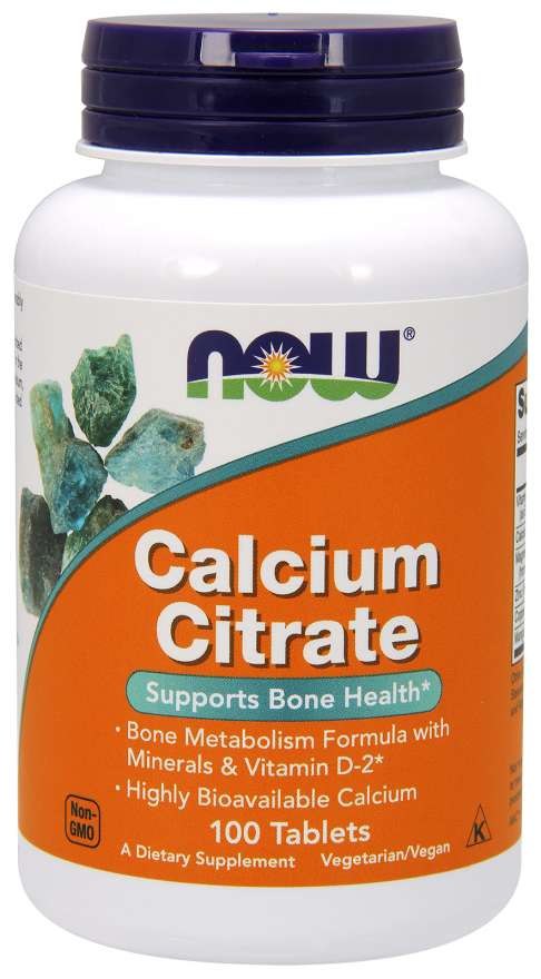 NOW FOODS Calciumcitrat (100 Tabletten)